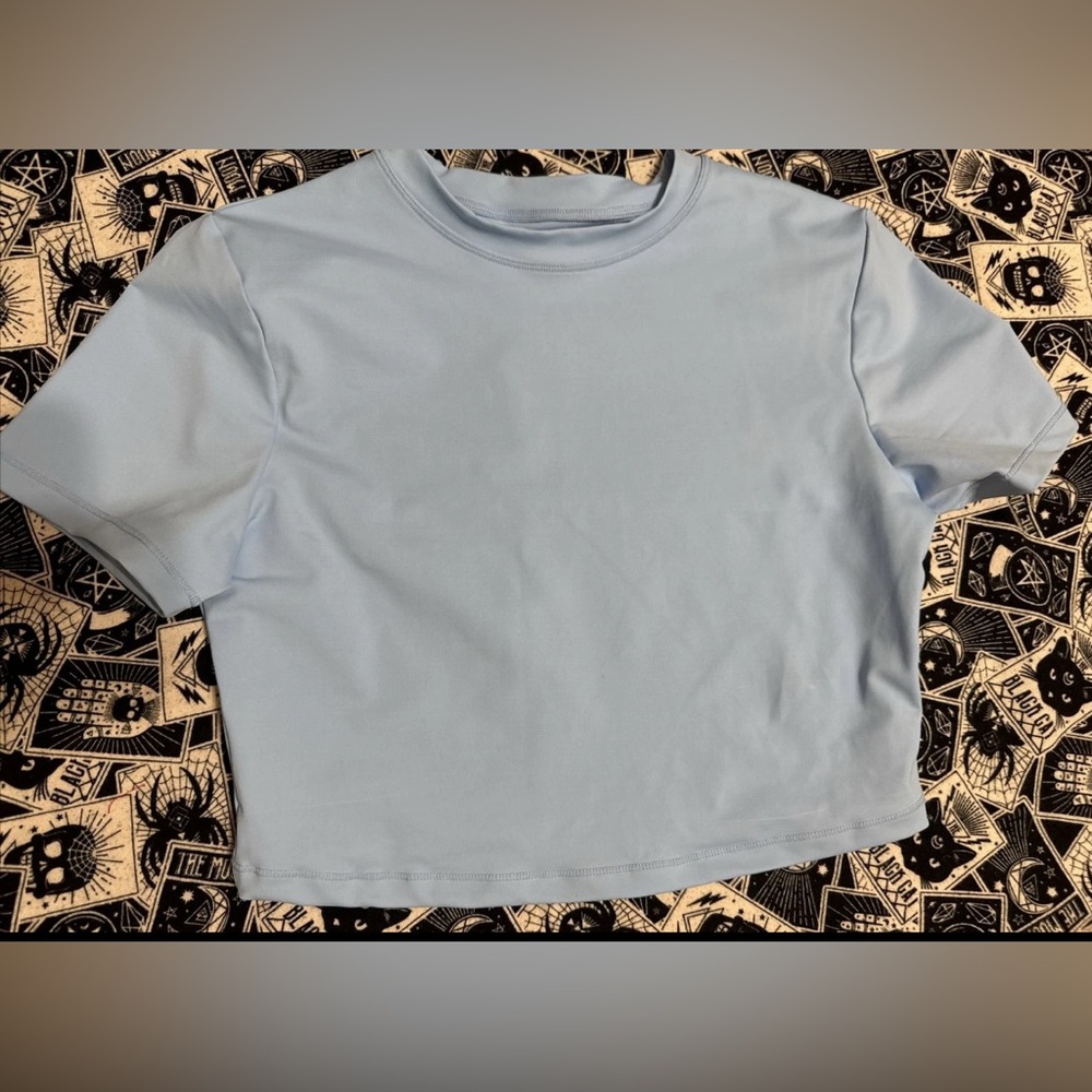 SKIMS Recycled Swim T Shirt in Iris Blue, Size Medium NWT - SOLD OUT!
